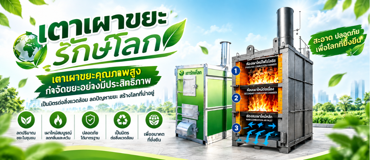 เตาเผาขยะรักษ์โลก