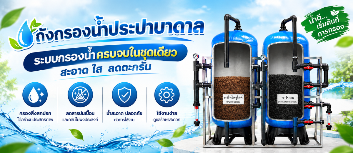 ถังกรองน้ำประปาบาดาล